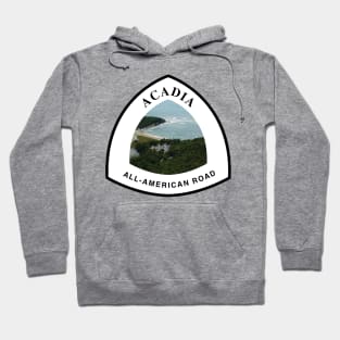 Acadia All-American Road trail marker Hoodie